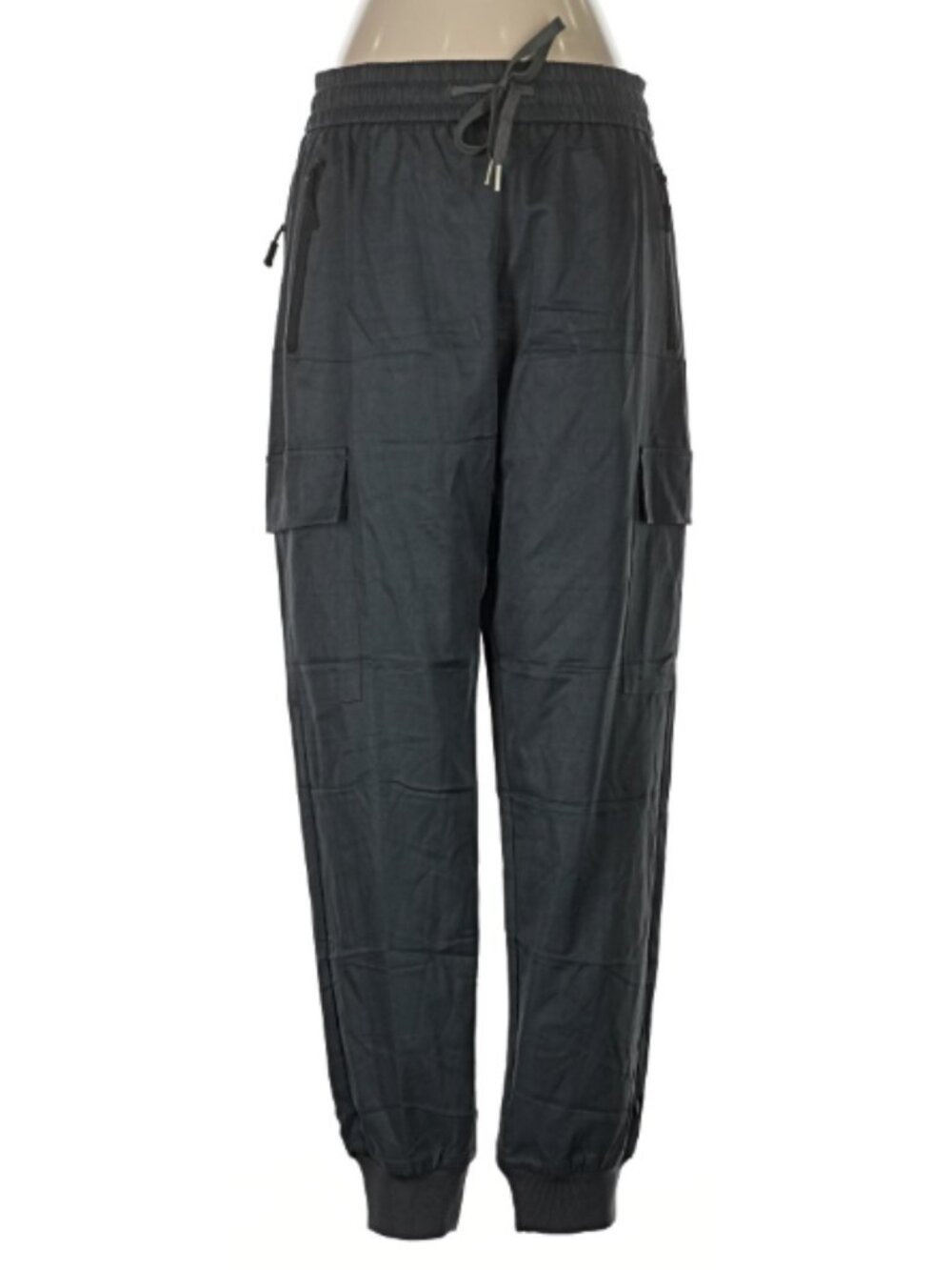 Nice Ladies Gray Cargo Pants Size Medium